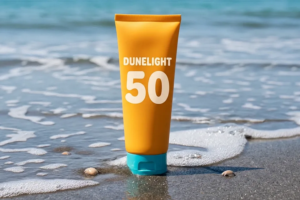 The tube in the wet sand, the foam of a wave round its cap